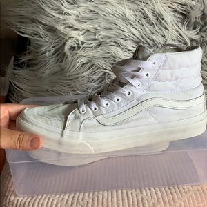White Hightop vans